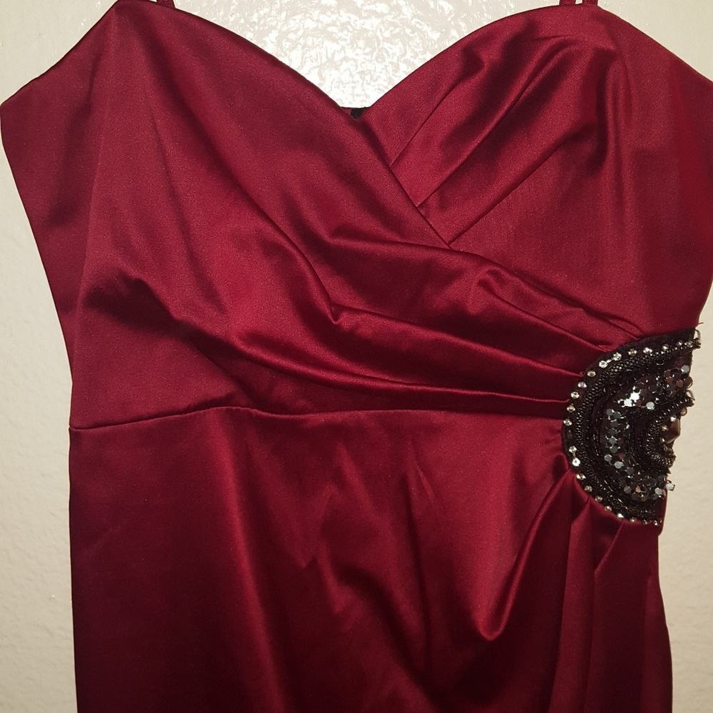 Red Short Prom Dress - Picture 3 of 8